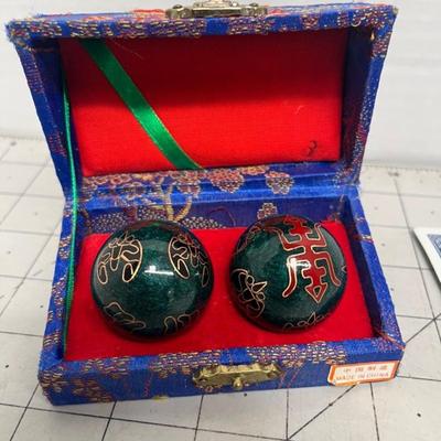 Baoding Iron Balls with Case and Guide