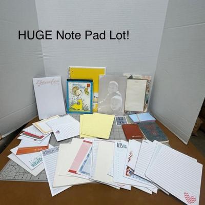 Assorted Notepad and Paper Lot Collection