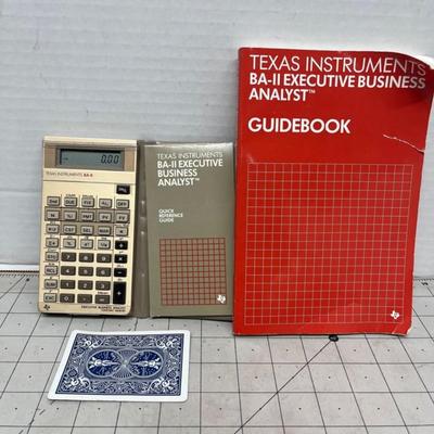Texas Instruments BA-II Business Calculator Set