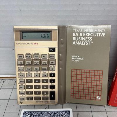 Texas Instruments BA-II Business Calculator Set