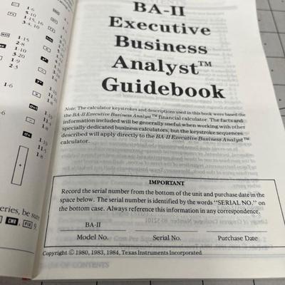 Texas Instruments BA-II Business Calculator Set