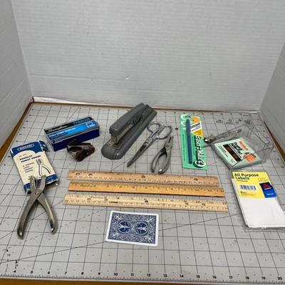 Assorted Classic Office Desk Tools