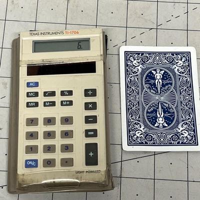 Vintage Texas Instruments Calculator Set