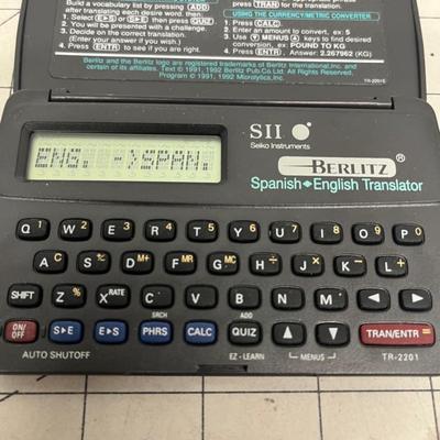 Seiko Spanish Translator