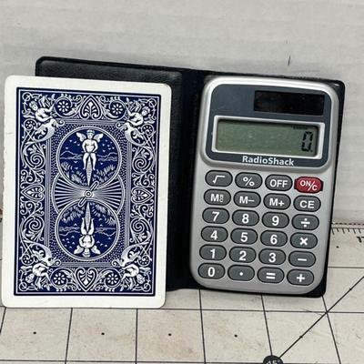 Dual Portable Office Calculators Set Solar Power