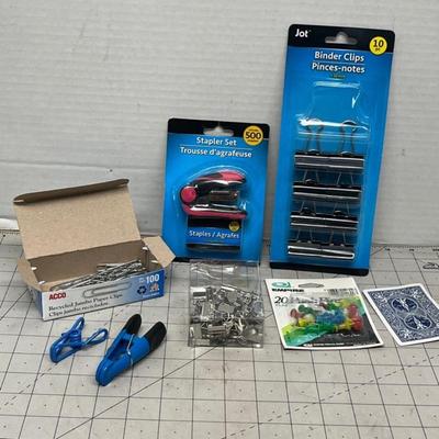 Essential Office Desk Supplies Set