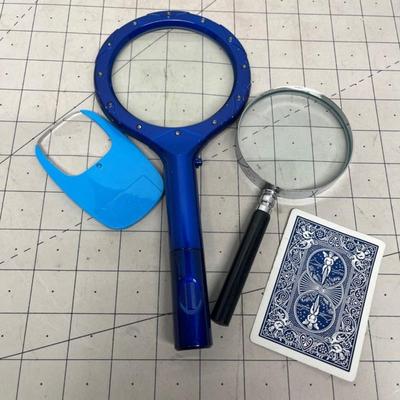 Handheld Magnifying Glasses Assortment Set