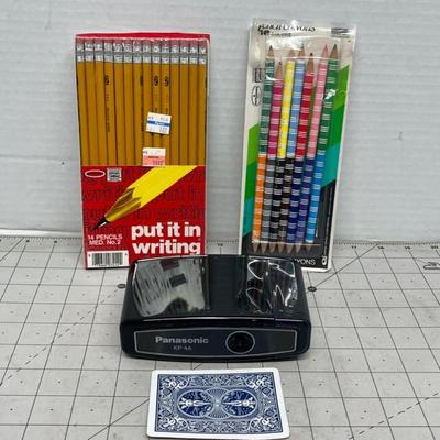 Vintage Pencil Set and Sharpener Collection