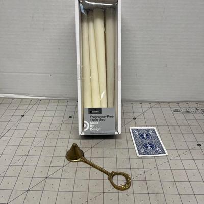 Taper Candle Set With Wick Snuffer