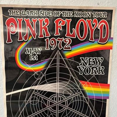 Pink Floyd 1972 Concert Tour Poster