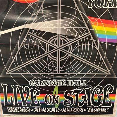 Pink Floyd 1972 Concert Tour Poster