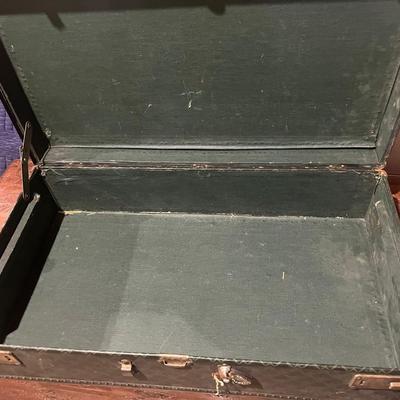 Vintage Steamer Trunk Suitcase