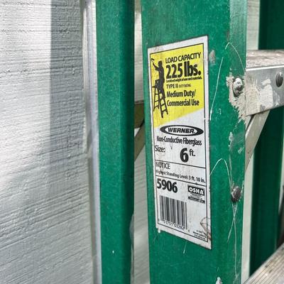 6’ Fiberglass Warner Ladder