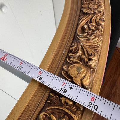 Antique Carved Wood Gilt Frame Mirror