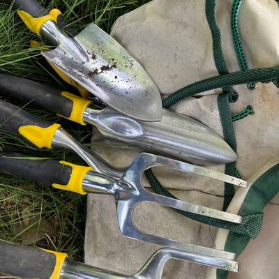 Vintage Watering Can w/ Gardening Lot
