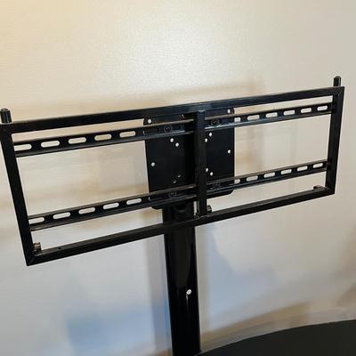 Glass and Wood 3 Shelf TV Stand