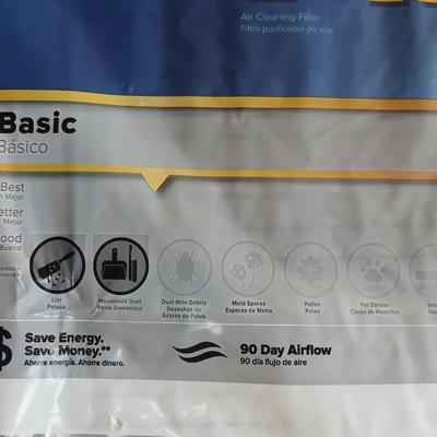 Lot of 4 – 20x25x1 HVAC Furnace Air Filters (New in Packaging)
