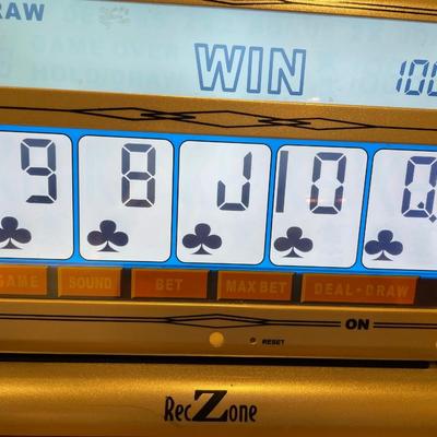 Electronic Video poker game