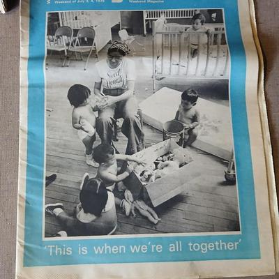 Historic Newspaper Lot – 9/11 Attack Coverage + 1976 Bicentennial Editions