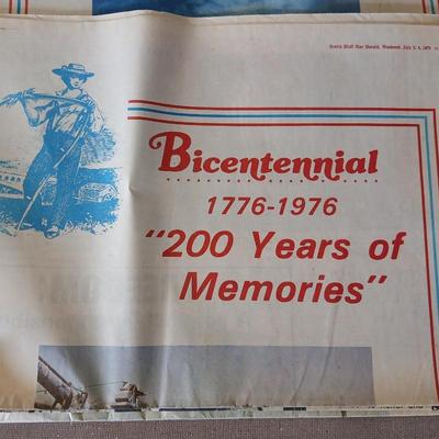 Historic Newspaper Lot – 9/11 Attack Coverage + 1976 Bicentennial Editions