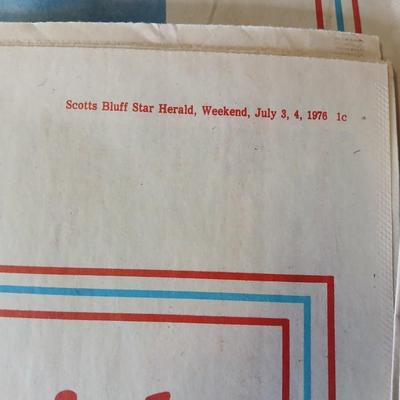 Historic Newspaper Lot – 9/11 Attack Coverage + 1976 Bicentennial Editions