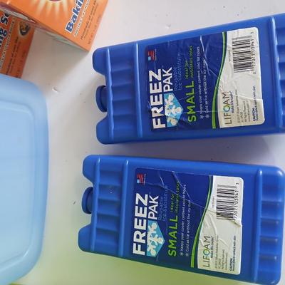 Household Utility Lot – Storage Bins, Freezer Packs, and Arm & Hammer Baking Soda