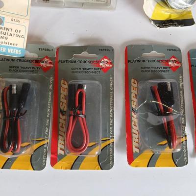 Lot of Automotive & Electrical Accessories – Gauges, Connectors, Wiring Kits, Terminals