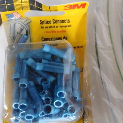Lot of Automotive & Electrical Accessories – Gauges, Connectors, Wiring Kits, Terminals