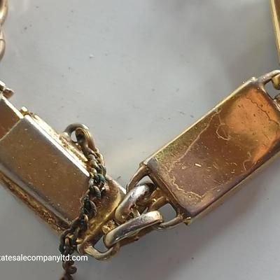 Vintage Jewelry & Decor Lot – Mixed Metals, Vanity Accents, Green Glass Eiffel Tower