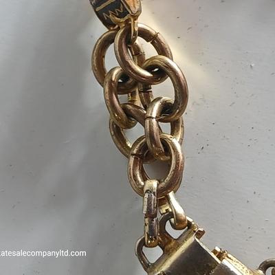 Vintage Jewelry & Decor Lot – Mixed Metals, Vanity Accents, Green Glass Eiffel Tower