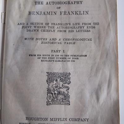 Antique & Vintage Religious and Educational Books + Handmade Cross Bookmarks