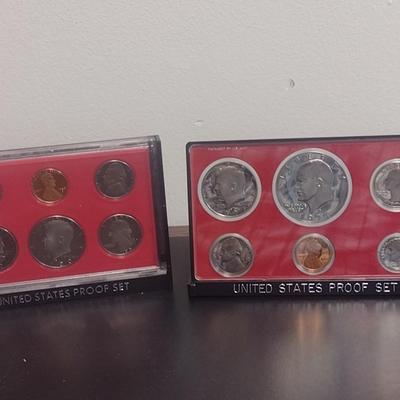 1977 and 1980 U. S. Mint Proof Coin Sets