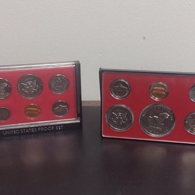 1977 and 1980 U. S. Mint Proof Coin Sets