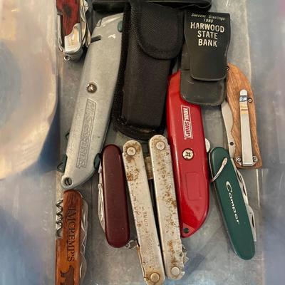 Plumbing and pocket knives