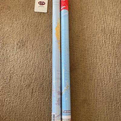 Michelin maps and STP cover