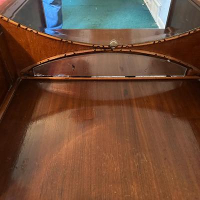 ANTIQUE VANITY WITH STOOL