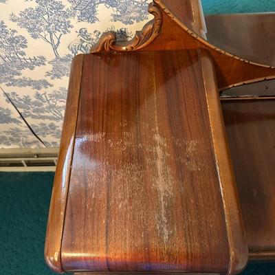ANTIQUE VANITY WITH STOOL