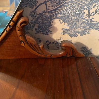 ANTIQUE VANITY WITH STOOL