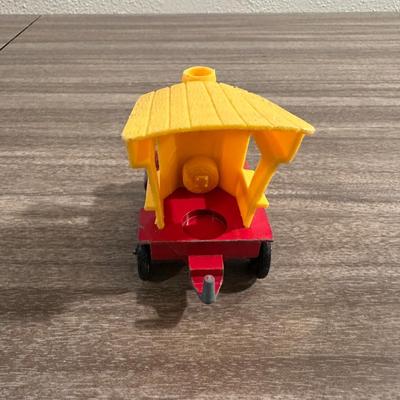 1960's TONKA ARMY/MILITARY JEEP & A TOOTSIE TOY TRAIN