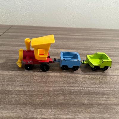 1960's TONKA ARMY/MILITARY JEEP & A TOOTSIE TOY TRAIN
