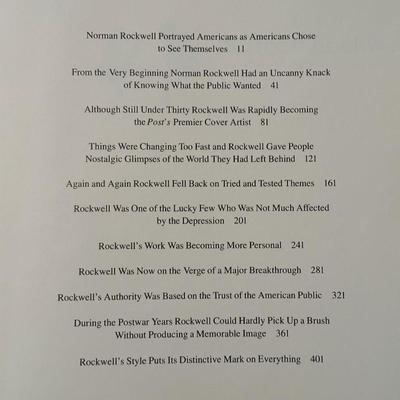 NORMAN ROCKWELL COFFEE TABLE BOOK WITH 332 MAGAZINE COVERS