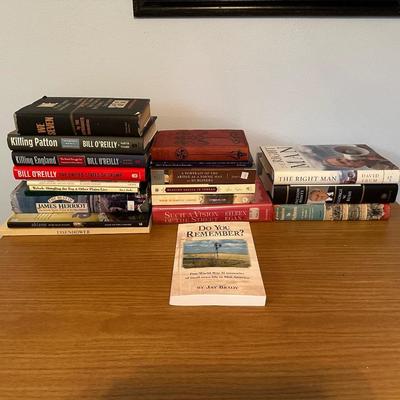 INSCRIBED "DO YOU REMEMBER" BY JAY BRADY AND OTHER NONFICTION BOOKS