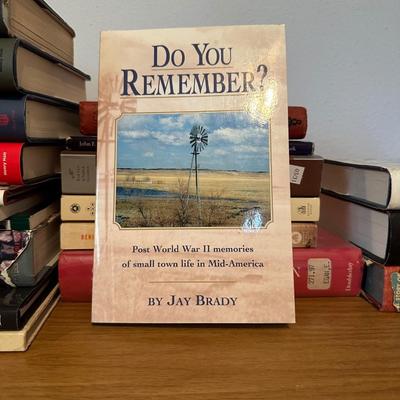 INSCRIBED "DO YOU REMEMBER" BY JAY BRADY AND OTHER NONFICTION BOOKS