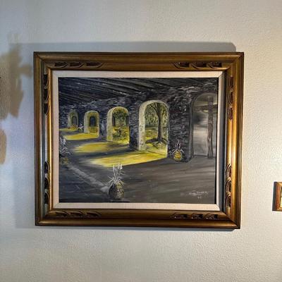 OIL ON CANVAS BY ELVA DUGAN
