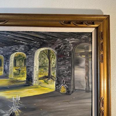 OIL ON CANVAS BY ELVA DUGAN