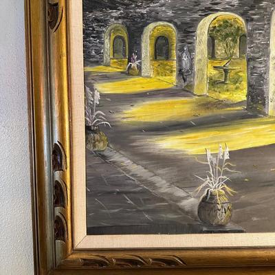 OIL ON CANVAS BY ELVA DUGAN