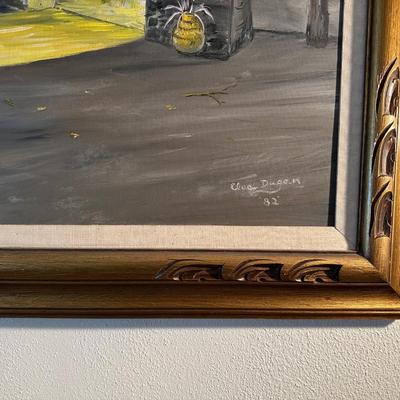 OIL ON CANVAS BY ELVA DUGAN