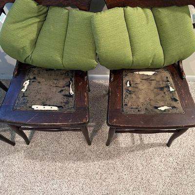 4 ANTIQUE DINING CHAIRS