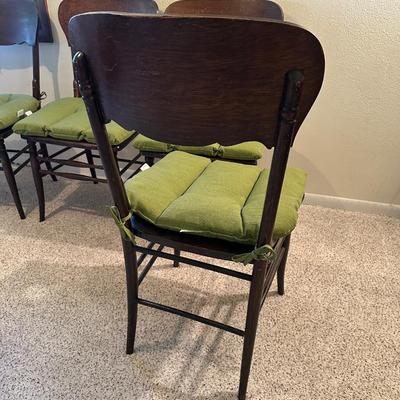 4 ANTIQUE DINING CHAIRS