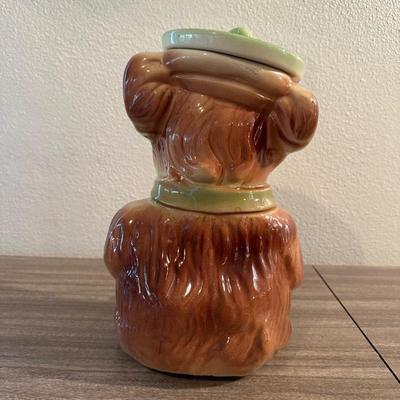VINTAGE USA AMERICAN BISQUE COOKIE JAR